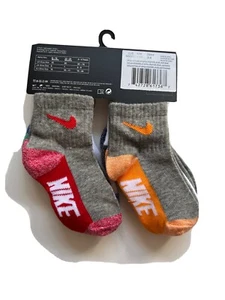nike socks 6 pack ankle for Kids 2-4 years - Picture 1 of 6