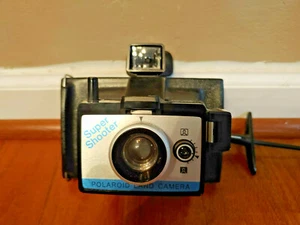 VINTAGE POLAROID SUPER SHOOTER LAND CAMERA & CASE - Picture 1 of 7
