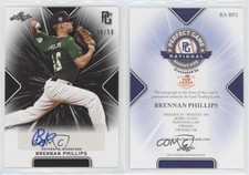2021 Leaf Perfect Game National Showcase Black /50 Brennan Phillips #BA-BP2 Auto