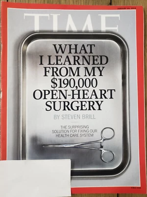 Time Magazine - January 19, 2015 - My $190k open-heart surgery Foto 1 de 2