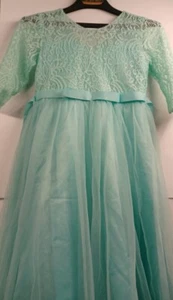 Kid Flower Girls Chiffon Long Bridesmaid Dress Wedding Pageant Formal Event Gown - Picture 1 of 6