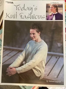 Leisure Arts 3316 TODAY'S KNIT FASHIONS 14 Knitting Patterns Woman's Sweaters - Picture 1 of 2