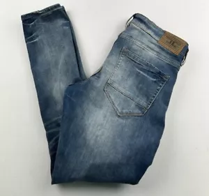 Jordan Craig Legacy Edition Jeans Mens 34X32 Ross Skinny Leg Orange Distressed - Picture 1 of 18