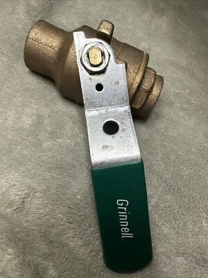 Grinnell Brass Ball Valve Isolation 1” Solder 150 SWP 600 WOG - Image 1 of 4