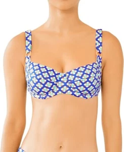 Huit 8 Paris Womens UW Bikini Swim Top Buckle Back Adj Strap Dive In 32E - Picture 1 of 1