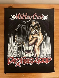 Motley Crue Dr Feelgood Back Patch - 1990 - VINTAGE but NEW! World Tour 89/90 - Bild 1 von 13
