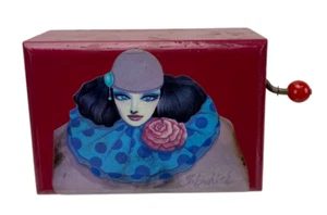 Vintage Music Box Takashi-E Musicale / Made in Japan. SEE VIDEO. - Picture 1 of 8