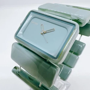 NIXON THE VEGA Quarz Damenuhr Farbe Blau Analog Square Face aus Japan - Bild 1 von 6