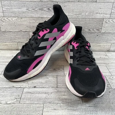 Adidas Solar Boost Rosa Negro Plata Zapatos para Correr Tenis FY0304 Mujer Talla 9 Foto 1 de 4