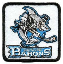 2001-06 CLEVELAND BARONS AHL HOCKEY MINORS VINTAGE 3" DEFUNCT TEAM LOGO PATCH