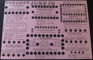 Human League Flyer Generation X The Cramps 999 Original Vintage Marquee 1979 - Picture 1 of 12