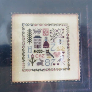 HANA'S  SAMPLER Cross Stitch Pattern Chart- The Drawn Thread Charted Needlework - Picture 1 of 3