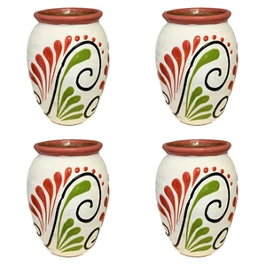 4 PC Handmade Clay Jar Set - Picture 1 of 6