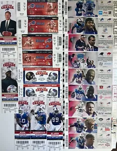 2010-2011-2012-2013 Buffalo Bills Season Ticket Stubs - Mint Condition! - Picture 1 of 3