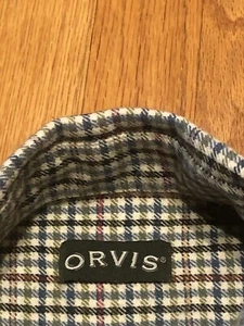 Freizeithemd Herren L Orvis Langarm 80% Baumwolle 20% Wolle - Bild 1 von 8