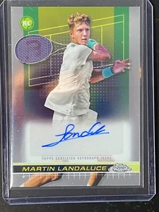 2024 Topps Chrome Tennis Martin Landaluce Auto #TCA-MLE RC ROOKIE INVEST (#2) - Picture 1 of 2