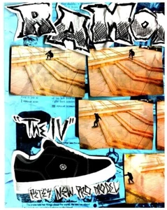 PSK51 SKATEBOARDING MAGAZIN WERBUNG 11X16" RAMONDETTA: C1RCA COMBAT PRO MODELL - Bild 1 von 2