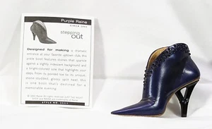 Just The Right Shoe "Purple Raine" #25311 Mini Shoe and COA ** FAST Shipping ** - Picture 1 of 2