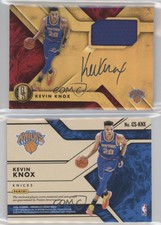 2018-19 Panini Chronicles Gold Standard Jersey Red Kevin Knox Rookie Auto RC
