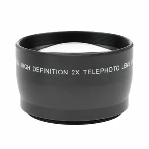 55mm 2X Magnification Telephoto  Converter Lens For Digital SLR Camera - Picture 1 of 10