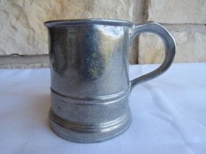 Vintage RWP Wilton Armetale schwerer Zinnbecher ungewöhnliche Spuren NT - Bild 1 von 7