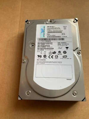 IBM TOTAL STORAGE 146GB 10K FC  DISK DRIVE  22R5946 / 71P7754 / ST3146707FC - Image 1 of 3