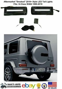 Black LED Tail Lights For Mercedes Benz 1999-2018 Mercedes W463 G500 G550 G63 - Picture 1 of 7