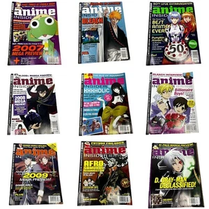 Anime Insider Magazine Lot of 9 Issues #40 #47 #50 #52 #54 #61 #64 #65 #66 - Picture 1 of 9