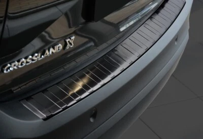 Ladekantenschutz Opel Crossland X Edelstahl Irmscher schwarz eloxiert i5801410 - Bild 1 von 3
