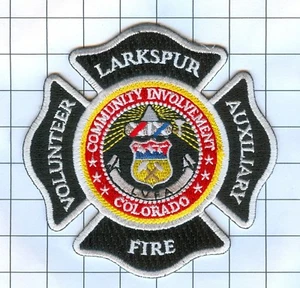 Feuerwehr Patch - Larkspur Auxiliary Volunteer - Bild 1 von 1