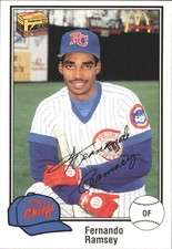 1989 Peoria Chiefs Team Issue #25 Fernando Ramsey
