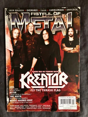 ПРИГОРШНЯ МЕТАЛЛИЧЕСКОГО ЖУРНАЛА выберите Judas Priest Saxon Anthrax Kreator Machine Head - Изображение 1 из 4