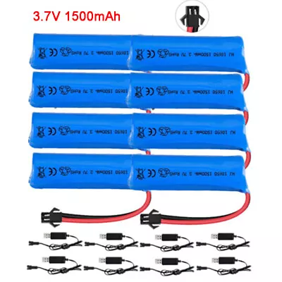 3.7V 1500mAh 18650 Lipo Battery Rechargeable with SM Plug USB For RC Cars Boats - Image 1 of 4