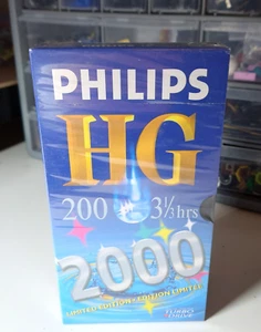 Philips HG 200 3.5 hours VHS PAL Video Tape - New Sealed - Picture 1 of 4