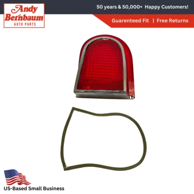 1966 Dodge Dart Outer Right Passenger Side Taillight Lamp Lens Cover 2585101 NOS - Image 1 of 4