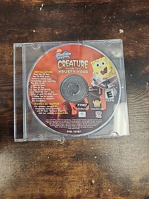 SpongeBob SquarePants: Creature from the Krusty Krab PC CD-ROM DISC ONLY - Image 1 of 3