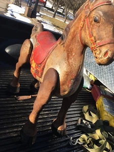 MOBO Vintage Metal Horse From England antique rare 1940 Cool Display Piece - Picture 1 of 1