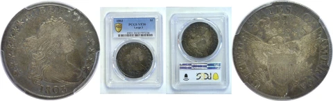1803 Bust Dollar PCGS VF-30 Large 3 Cover