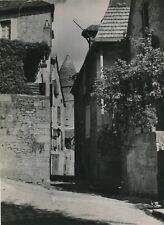 Sarlat, Dordogne, années 1950-1960 4 photos photographie VIOLLON cachet lot