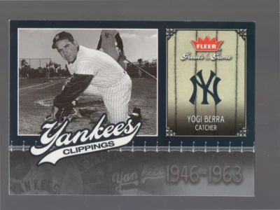 Fleer Greats of the Game 2006 Yankees Clipings Yogi Berra #NYY-YB Foto 1 de 2