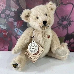 "Gen-yoo-wine Boyds Bear 9"" Edición Colecciones Etiquetadas Crema" - Imagen 1 de 9