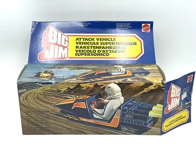 1984# BIG JIM MATTEL ATTACK VEHICLE VEICOLO SUPERSONICO#NEW OLD STOCK CS - Immagine 1 di 4