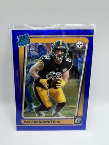 2021 Donruss Optic Pat Freiermuth Rated Rookie RC Blue Scope Prizm #232 Steelers