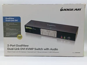 New IOGEAR 2-Ports DualView KVM Switch Model GCS1642 - Picture 1 of 4