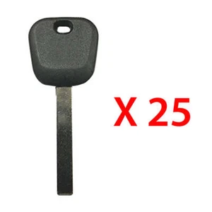 Uncut Transponder Key Replacement for GM ID46 GM Circle + Chip B120-PT (25 Pack) - Picture 1 of 5