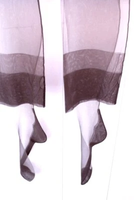 VTG Nylon Stockings Cuban La France #100 Seamed Hosiery French Coffee Sz10 NIB - Image 1 of 4