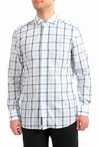 Hugo Boss Men's "T-Christo" Multi-Color Slim Fit Plaid Long Sleeve Dress Shirt - Picture 1 of 9