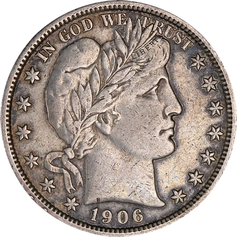 1906-P Barber Half Dollar Great Deals From The Executive Coin Company Cover