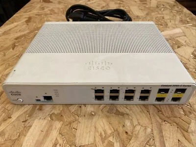 Cisco 2960C-8TC-L  8-Port Switch (Cisco WS-C2960C-8TC-L) C/w Power Lead - Image 1 of 3