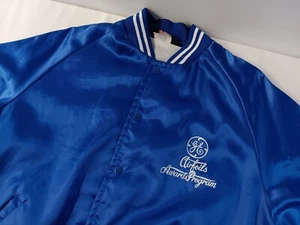 Chaqueta de satén vintage General Electric talla XL (programa de premios Airfoils) - Imagen 1 de 10